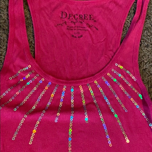 Decree sequin tank top - Picture 2 of 5